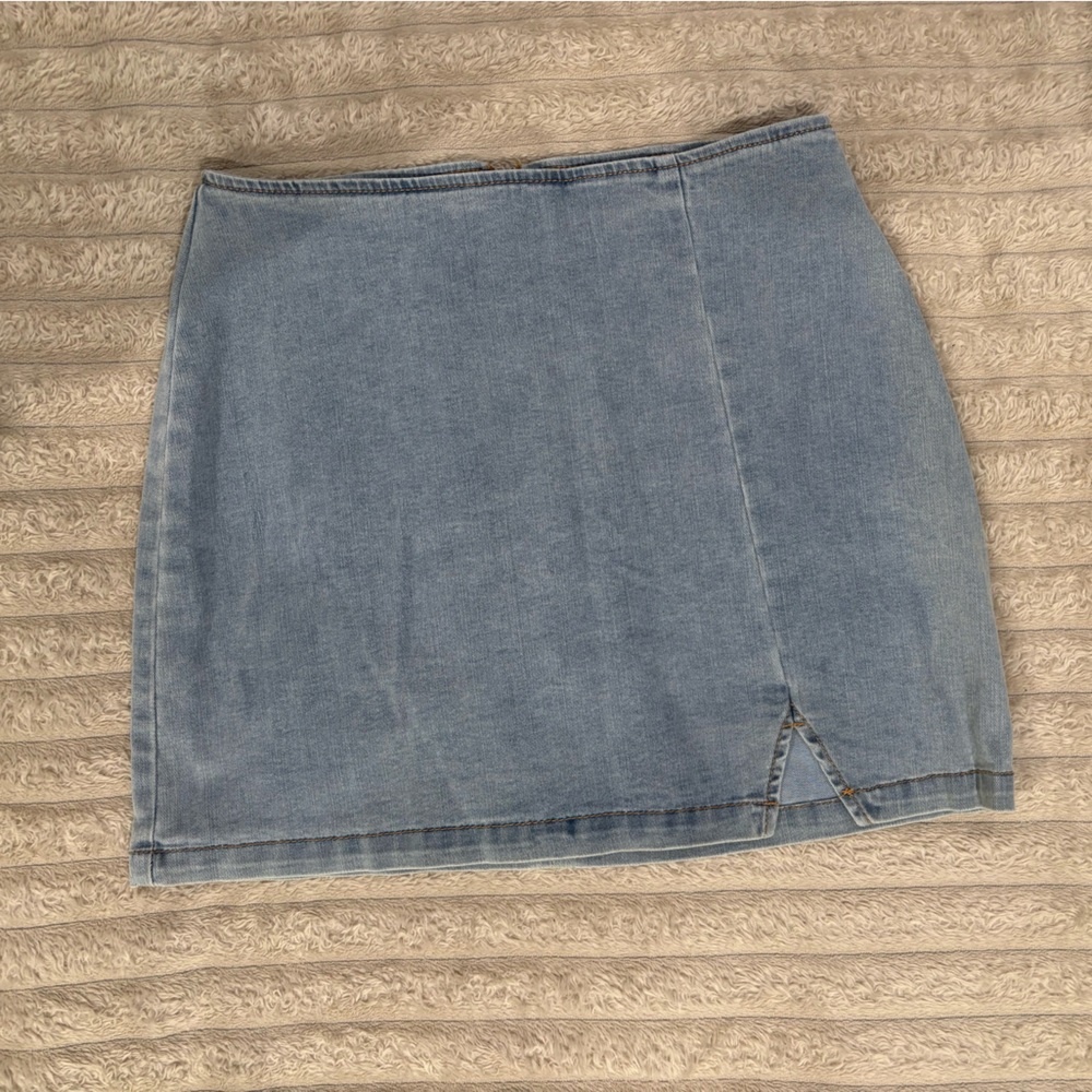 Wild Fable Light Blue Denim Skirt